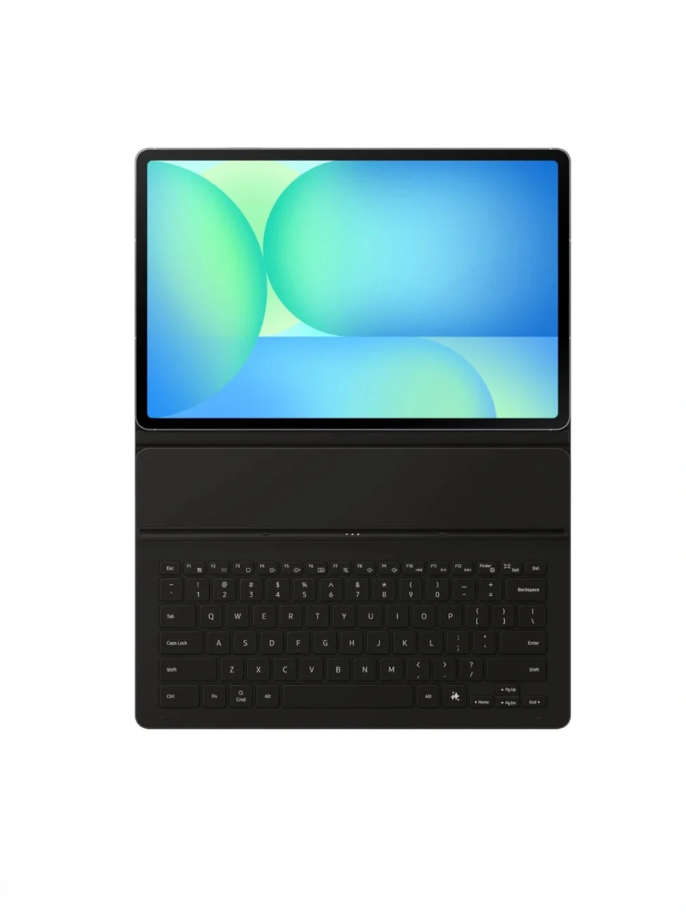 SAMSUNG GALAXY TAB S10 FE+ BOOK COVER SLIM - AI KEYBOARD - BLACK (NEW)